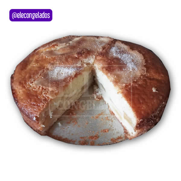 Bizcochuelo con relleno de manzana