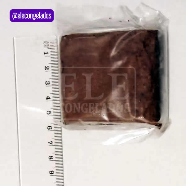 Brownie de chocolate individual 6-7 cm reales