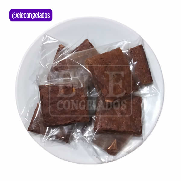 Brownies de chocolate con maní