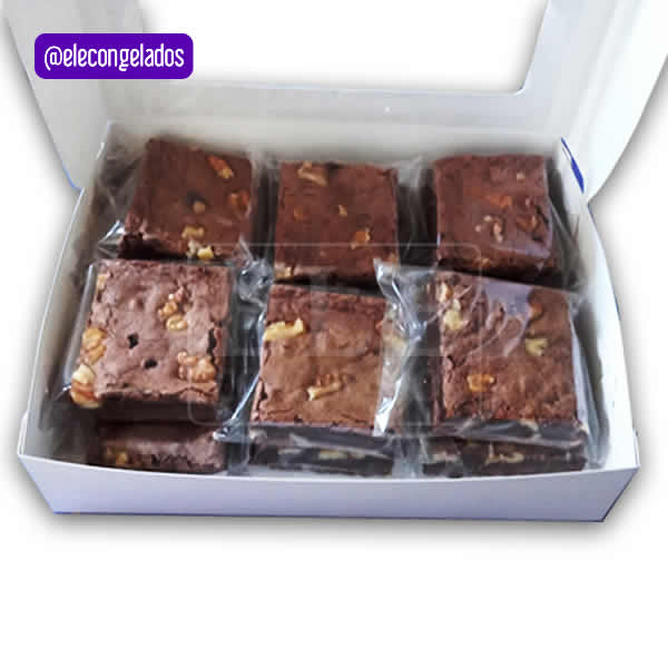 Brownies de chocolate, edición para regalar
