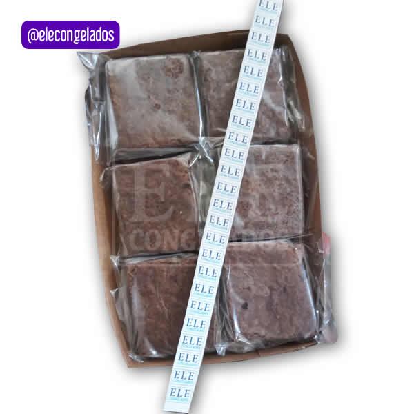 Brownies de chocolate, pack 12 unidades