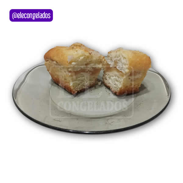 Budín relleno con manzana