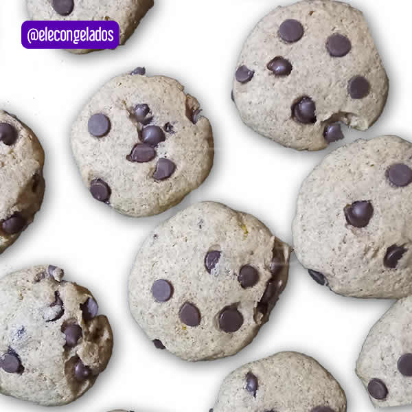 Cookies de harine integral con chips de chocolate, producción